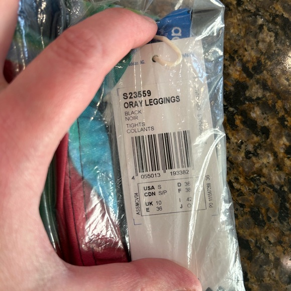 Rare ADIDAS ORIGINALS x RITA ORA Skeleton Women's Leggings - Picture 3 of 4